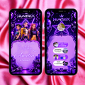 Kpop demon Hunters birthday Vedio invitation Template Editable Canva